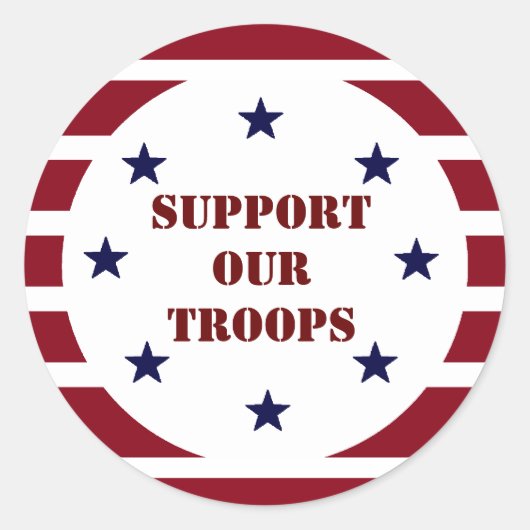 STICKER ROND SOUTENIR NOS BÂTIMENTS DE TROUPES (Devant)