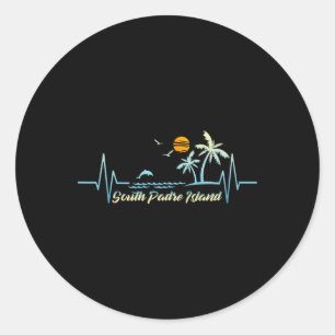 Sticker Rond South Padre Island Souvenir Spring Break South Pad