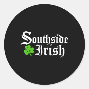 Sticker Rond South Side Irish Chicago Jour de la Saint Patrick