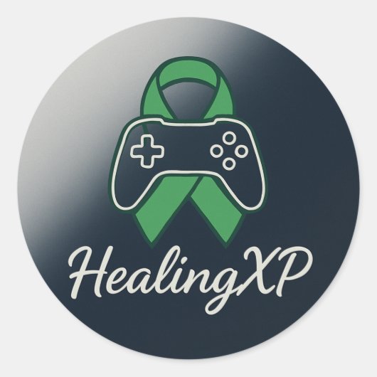 Sticker Rond Soutien à HealingXP (Devant)
