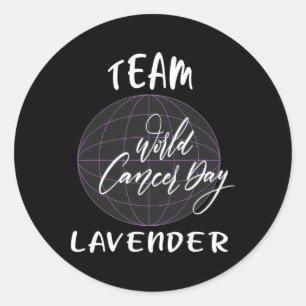 Sticker Rond Soutien aux survivants de la Journée mondiale du c