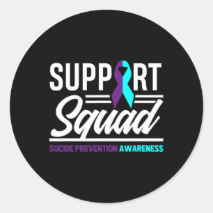 Sticker Rond Soutien de l'Escadron pour la sensibilisation à la