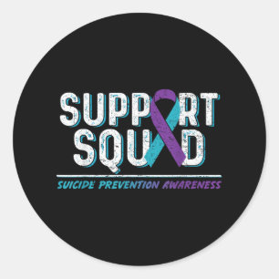Sticker Rond Soutien de l'Escadron pour la sensibilisation à la
