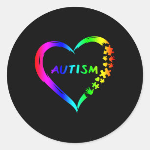 Sticker Rond Soutien du Mois de sensibilisation aux déficiences