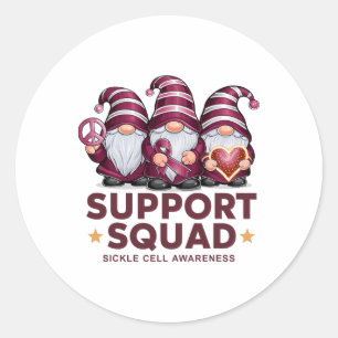 Sticker Rond Soutien Escadrille Faucille Mois de sensibilisatio