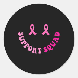 Sticker Rond Soutien Squad Sensibilisation au cancer du sein 2