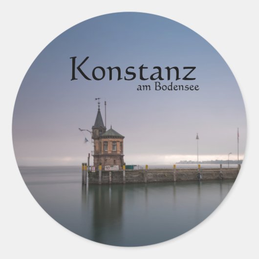 Sticker Rond Souvenir de Konstanz (Devant)
