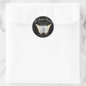 Sticker Rond Souvenir de la photo In Love (Sac)