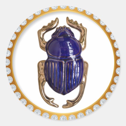Sticker Rond souvenir de Scarab (Devant)