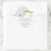 Sticker Rond Souvenir floral (Sac)