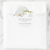 Sticker Rond Souvenir floral (Sac)