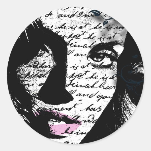 Sticker Rond Souvenirs (Devant)