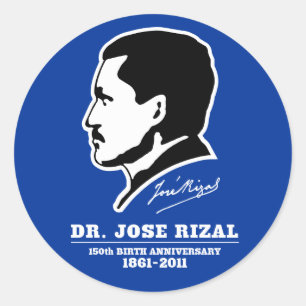 Sticker Rond Souvenirs d'anniversaire de naissance de Dr. Jose