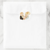 Sticker Rond Souvenirs de la première date (Sac)