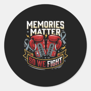 Sticker Rond Souvenirs pour lutter contre la maladie de parkins