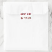 Sticker Rond Soy Ateo (Sac)