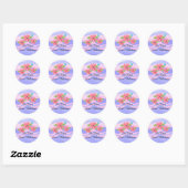 Sticker Rond Soyez à moi (Feuille)