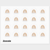 Sticker Rond Soyez gentil envers votre esprit Les questions de  (Feuille)