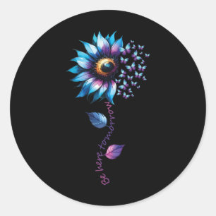 Sticker Rond Soyez Ici Demain Santé Mentale Et Prise En Charge