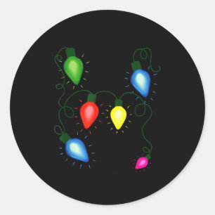 Sticker Rond Soyez la lumière Guirlande de Noël Matthieu 5_14 B