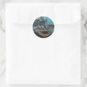 Sticker Rond Soyez la vie (Sac)