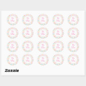 Sticker Rond Soyez mes coeurs et muffins Saint-Valentin (Feuille)