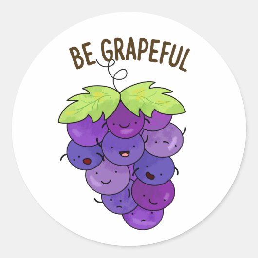 Sticker Rond Soyez Raisonnable Pun Bunch Raisonnable (Devant)