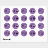 Sticker Rond Soyez Rationnel ! Réel ! (Feuille)