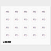 Sticker Rond Soyez toujours gentil | Devis positif Conception e (Feuille)