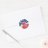 Sticker Rond Soyez toujours vous-même - Slogan d'application (Enveloppe)