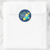 Sticker Rond Soyez un citron ou faire de la limonade (Sac)