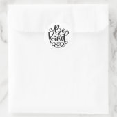 Sticker Rond Soyez un script (Sac)
