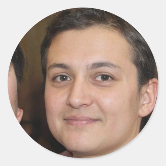 Sticker Rond Soyez un traducteur (Devant)