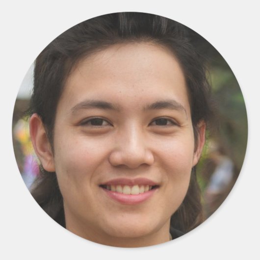 Sticker Rond Soyez un traducteur (Devant)