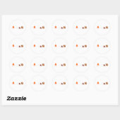 Sticker Rond Soyez une voix, pas un écho (Feuille)