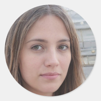 Sticker Rond Soyez votre propre héros
