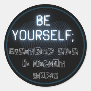 Sticker Rond Soyez vous-même