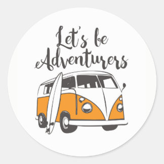 Sticker Rond Soyons aventuriers