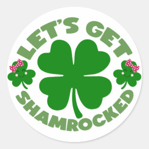Sticker Rond Soyons choqués 🍀 🍻