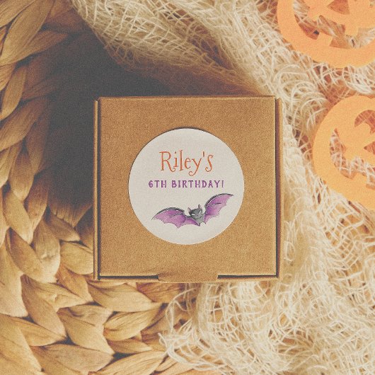 Sticker Rond Soyons Éffrayants belle fête d'Halloween