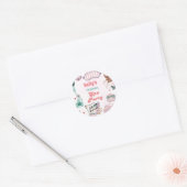 Sticker Rond Spa Pastel Pamper fête d'anniversaire (Enveloppe)
