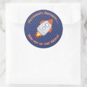 Sticker Rond Space Adventure (Sac)