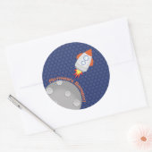 Sticker Rond Space Adventure (Enveloppe)