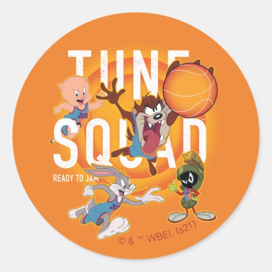 Sticker Rond SPACE JAM : A NEW LEGACY™ TUNE SQUAD™ Dribble (Devant)