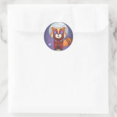 Sticker Rond Space Panda Chippy ! (Sac)