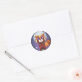 Sticker Rond Space Panda Chippy ! (Enveloppe)