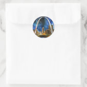 Sticker Rond Spacey St. Louis Skyline (Sac)