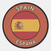 Sticker Rond Spain (Devant)