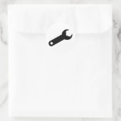 Sticker Rond Spanner noir (Sac)