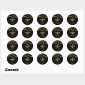 Sticker Rond Sparkle Sequin (Feuille)